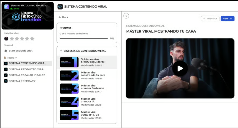 PROGRAMA TIKTOK SHOP
